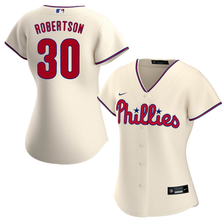Nike Women #30 David Robertson Philadelphia Phillies Baseball Jerseys Sale-Cream